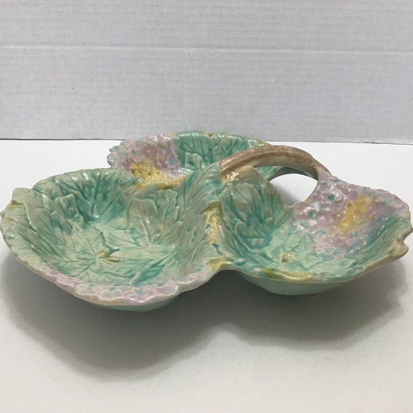 Vintage Pastel Avon Ware England Divided Shabby Sweet Candy Dish - Picture 1 of 8